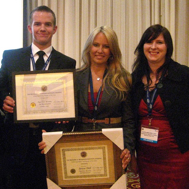 Receiving Award, Group Photo